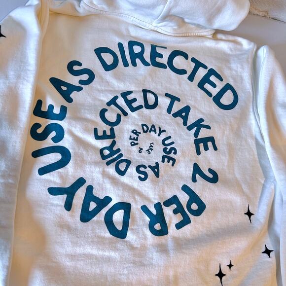 Teddy Fresh Mens RX Hoodie Size LARGE Sweatshirt Streetcore Grunge Adult Rare - Picture 10 of 12